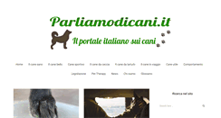 Desktop Screenshot of parliamodicani.it
